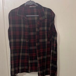 Zara plaid shirt